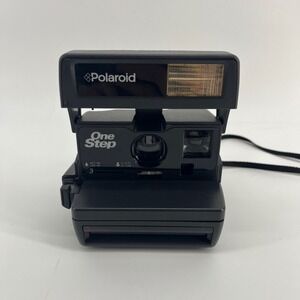 Polaroid OneStep 600 Camera Black Instant Film Vintage
